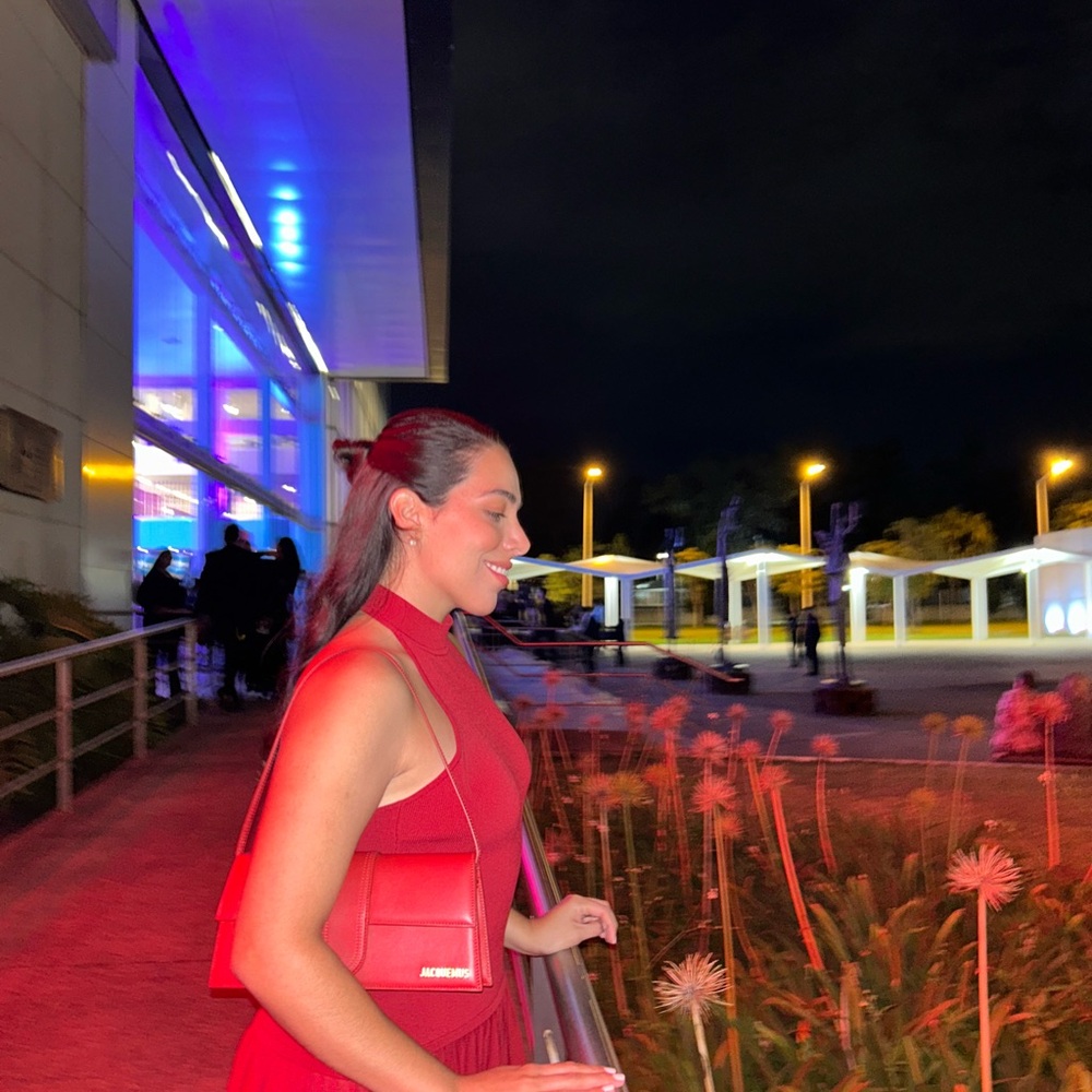 Mango Stylish Red Halter Dress